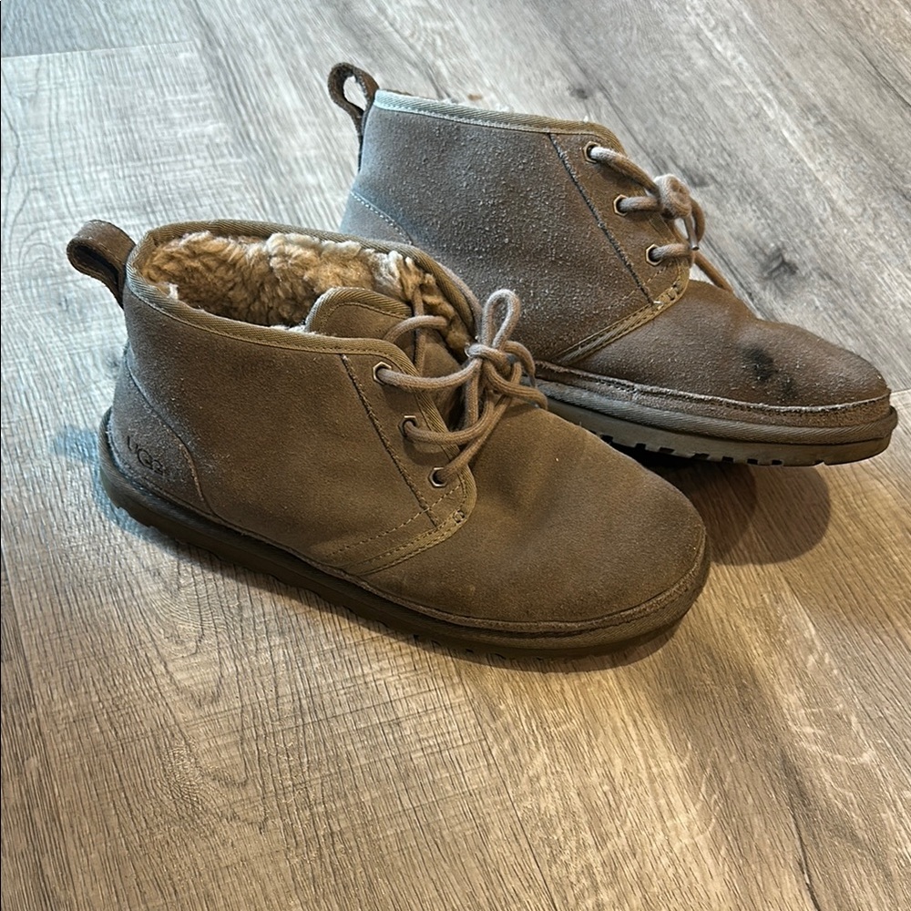 UGG grey Chukka Boots with Suede Finish